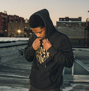 MostLoved™ - Gold Embroidered Hoodie (Black)