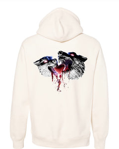 MostLoved™ - "Share The Love" Wolves Hoodie (Cream)